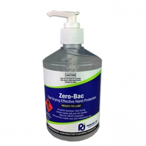 Zero-Bac Hand Sanitiser 500ml (6/ctn)