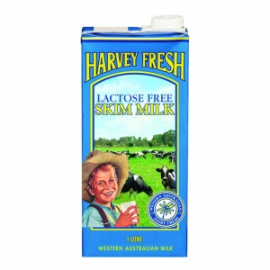 Harvey Fresh Skim Lactose Free UHT 1L (12/ctn)